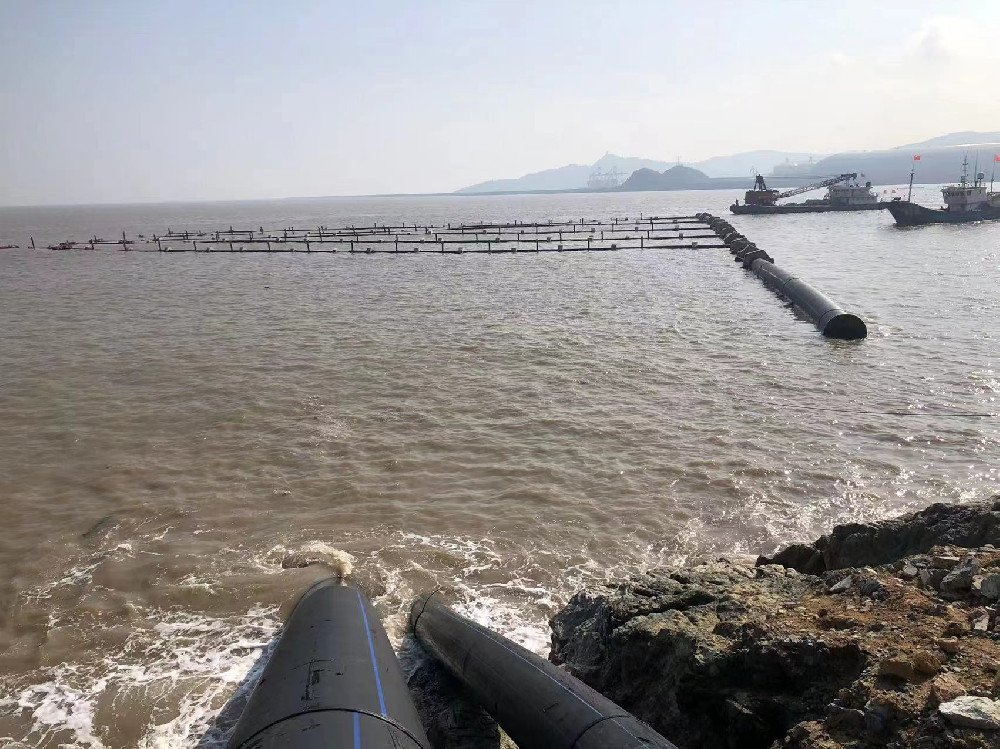 Flanged Rubber Duckbill Check Valve Application in Drainage System